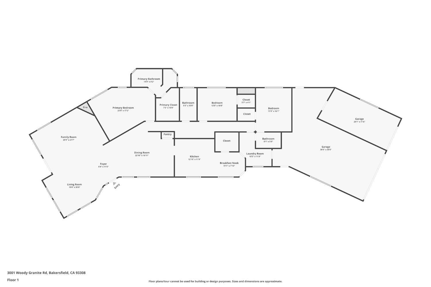 Bakersfield, California, 93308, United States, ,2 BathroomsBathrooms,Residential,Active,1839407