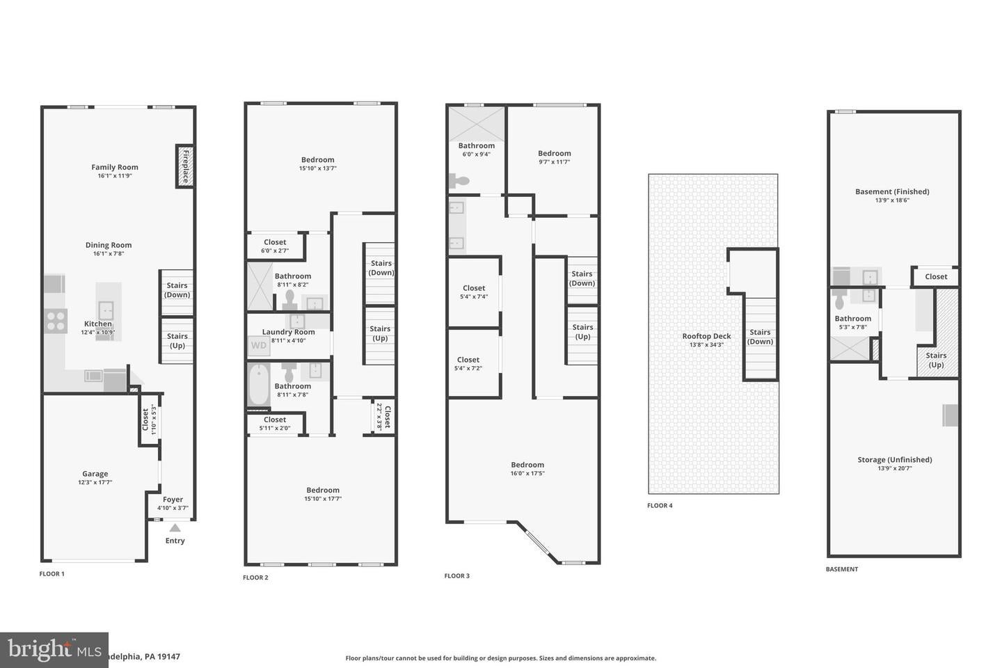 Philadelphia, Pennsylvania, 19147, United States, 4 Bedrooms Bedrooms, ,4 BathroomsBathrooms,Residential,Active,1999178