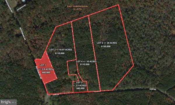 LOT 1 SAND ROAD, SNOW HILL, MD 21863 - Image 1