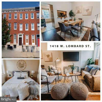 1418 W LOMBARD ST, BALTIMORE, MD 21223 - Image 1