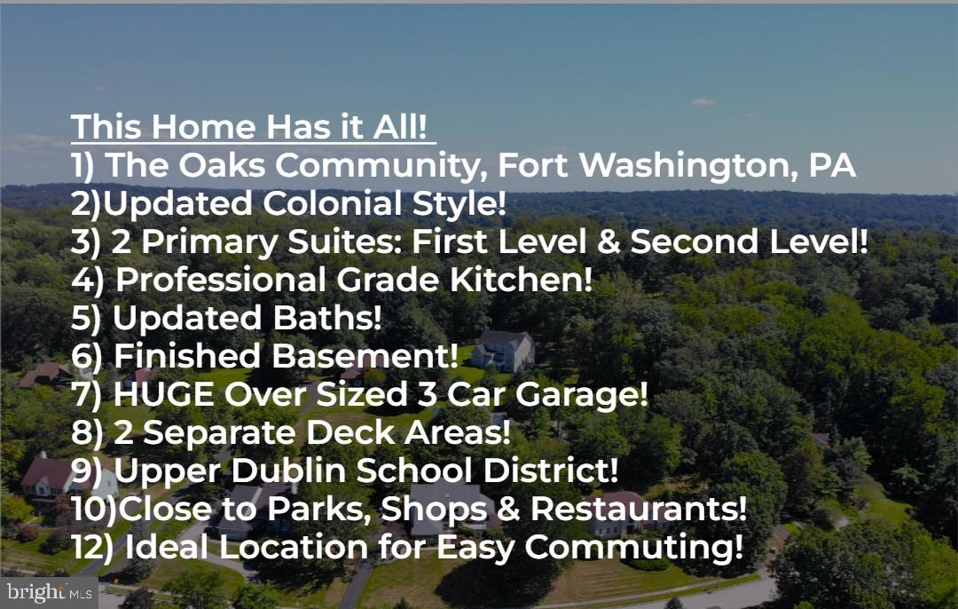 Fort Washington, Pennsylvania, 19034, United States, 4 Bedrooms Bedrooms, ,4 BathroomsBathrooms,Residential,Active,1936392