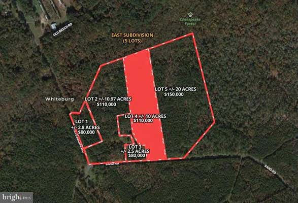 LOT 4 SAND ROAD, SNOW HILL, MD 21863 - Image 1