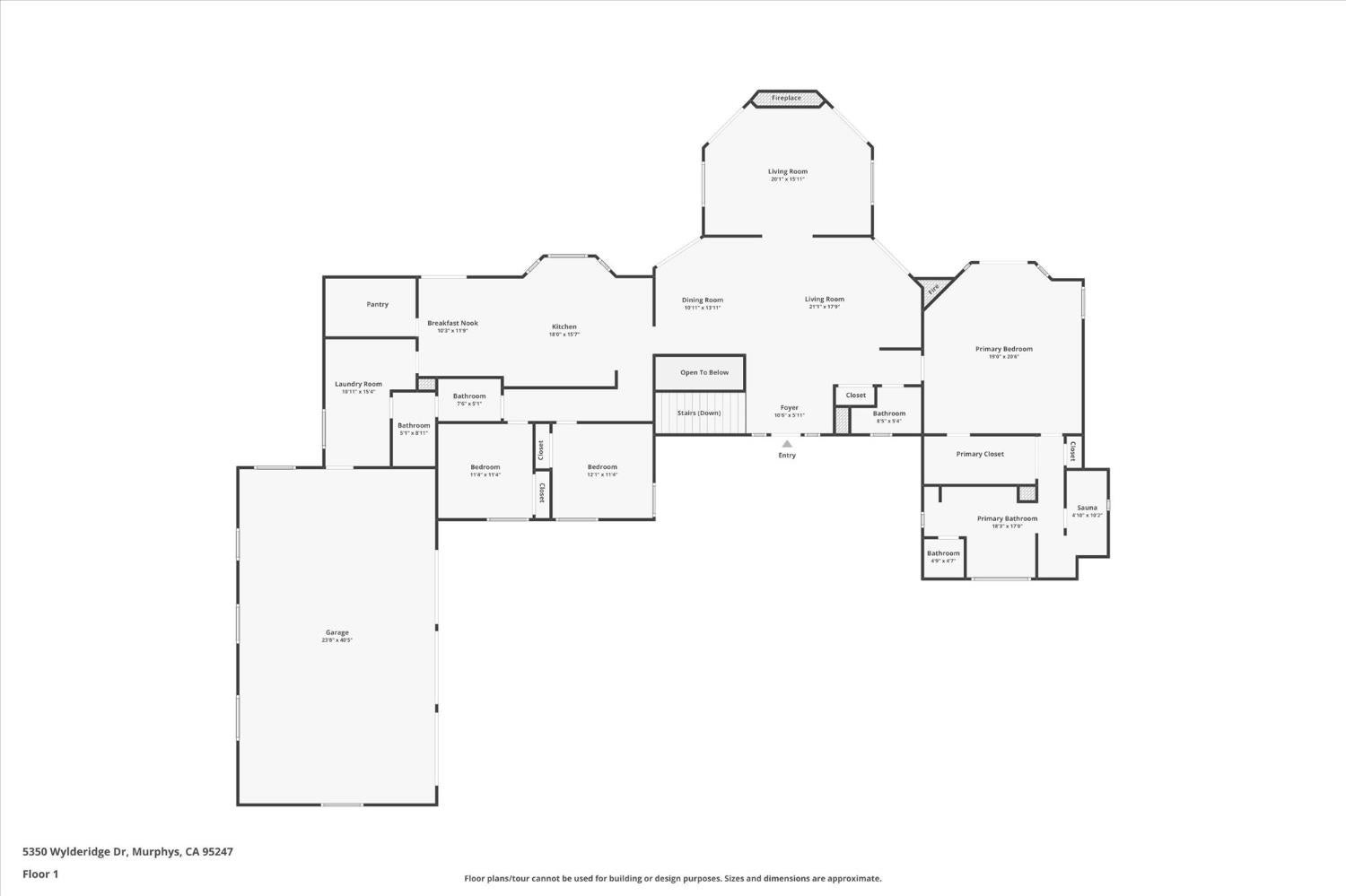 Murphys, California, 95247, United States, 4 Bedrooms Bedrooms, ,4 BathroomsBathrooms,Residential,Active,1959516