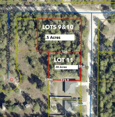 LOT 9-10 BONITA DRIVE, DEFUNIAK SPRINGS, FL 32433 - Image 1