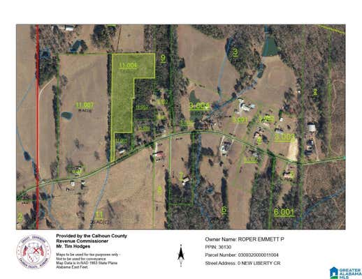 5 ACRES NEW LIBERTY CIRCLE # 5 ACRES, JACKSONVILLE, AL 36265 - Image 1