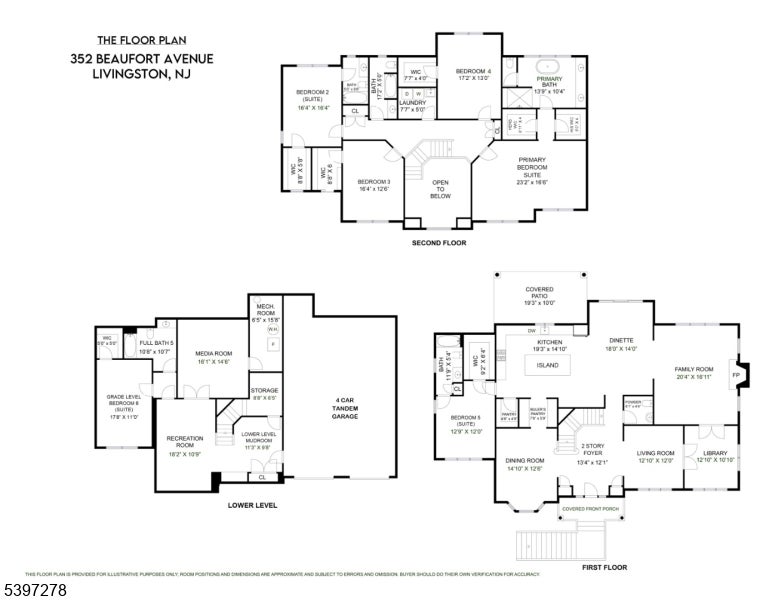 Livingston Twp., New Jersey, 07039, United States, 6 Bedrooms Bedrooms, ,6 BathroomsBathrooms,Residential,Active,1993679
