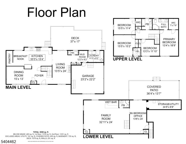 West Caldwell Twp., New Jersey, 07006, United States, 4 Bedrooms Bedrooms, ,5 BathroomsBathrooms,Residential,Active,2009168