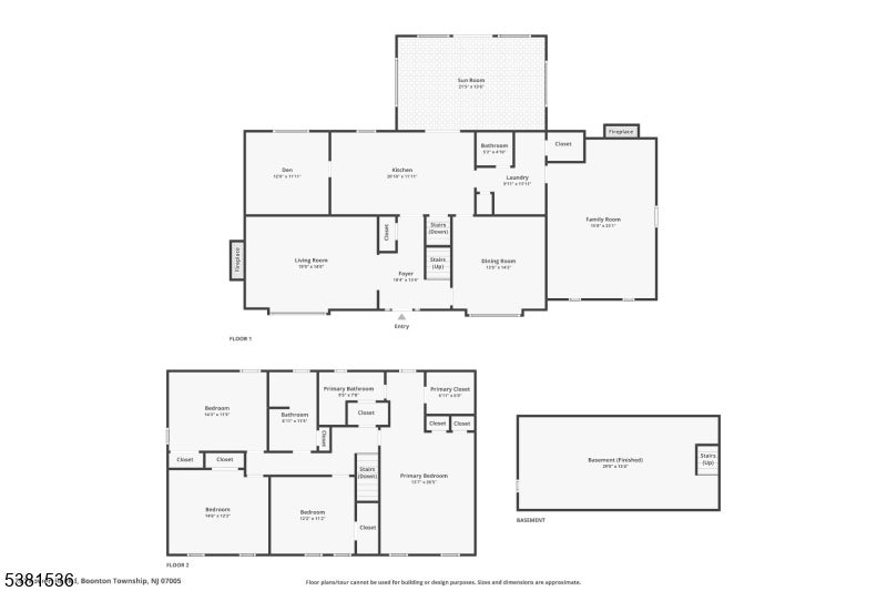 Boonton Twp., New Jersey, 07005, United States, 4 Bedrooms Bedrooms, ,3 BathroomsBathrooms,Residential,Active,1945441