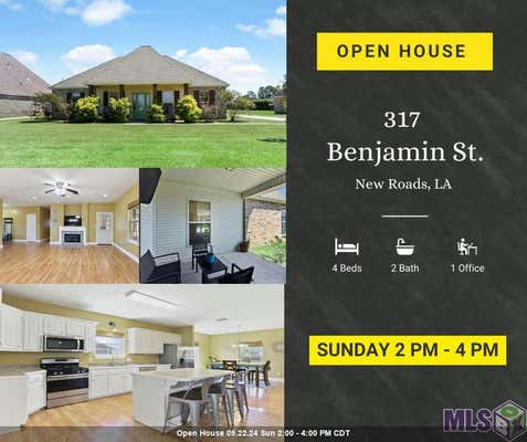 317 BENJAMIN ST, NEW ROADS, LA 70760 - Image 1