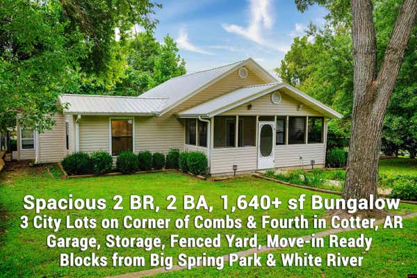 402 COMBS AVE, COTTER, AR 72626 - Image 1