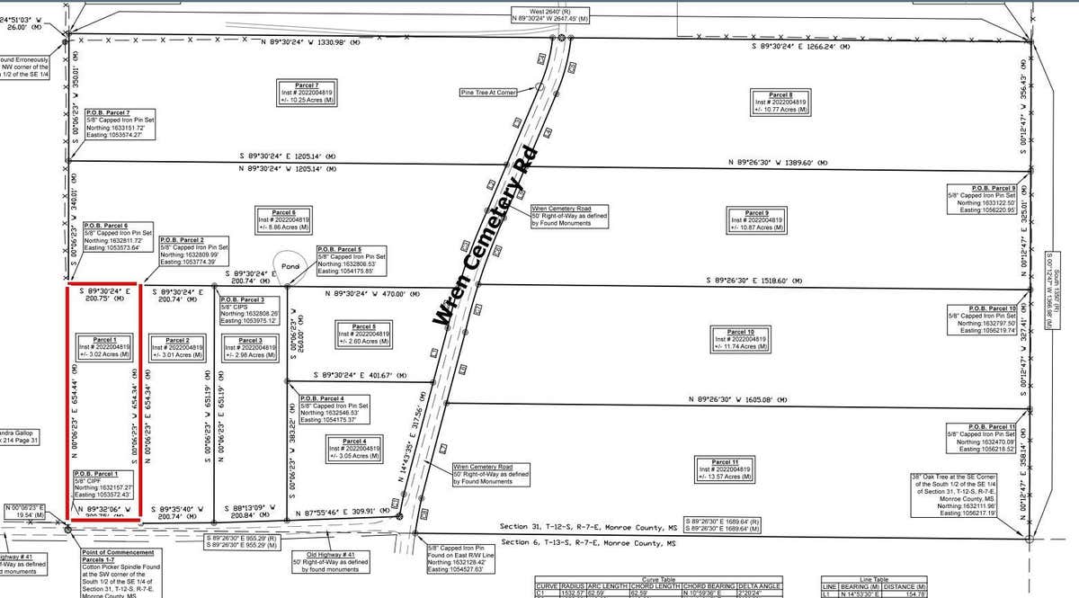 LOT 1 WREN CEMETERY ROAD, ABERDEEN, MS 39730, photo 1