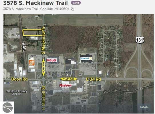 3578 S MACKINAC TRAIL, CADILLAC, MI 49601 - Image 1