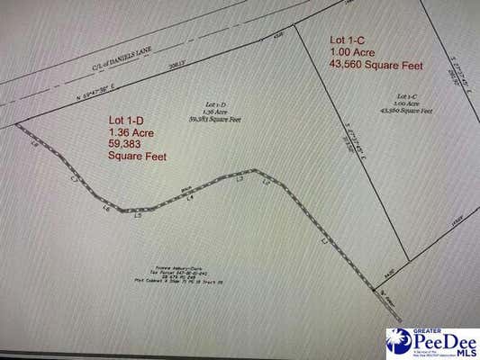 LOT 1-D DANIELS LANE, BENNETTSVILLE, SC 29512, photo 3 of 25