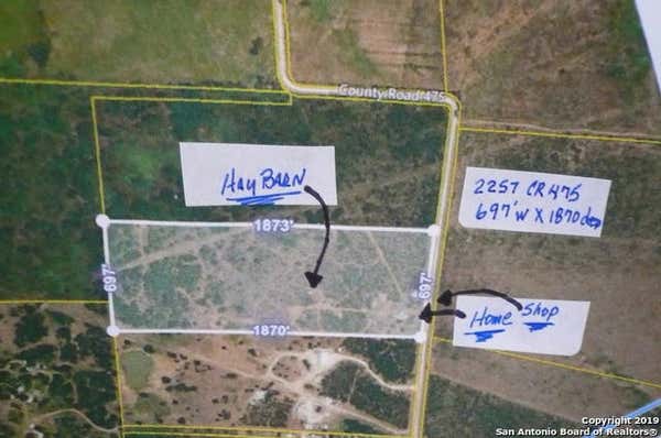 2257 COUNTY ROAD 475, NIXON, TX 78140 - Image 1