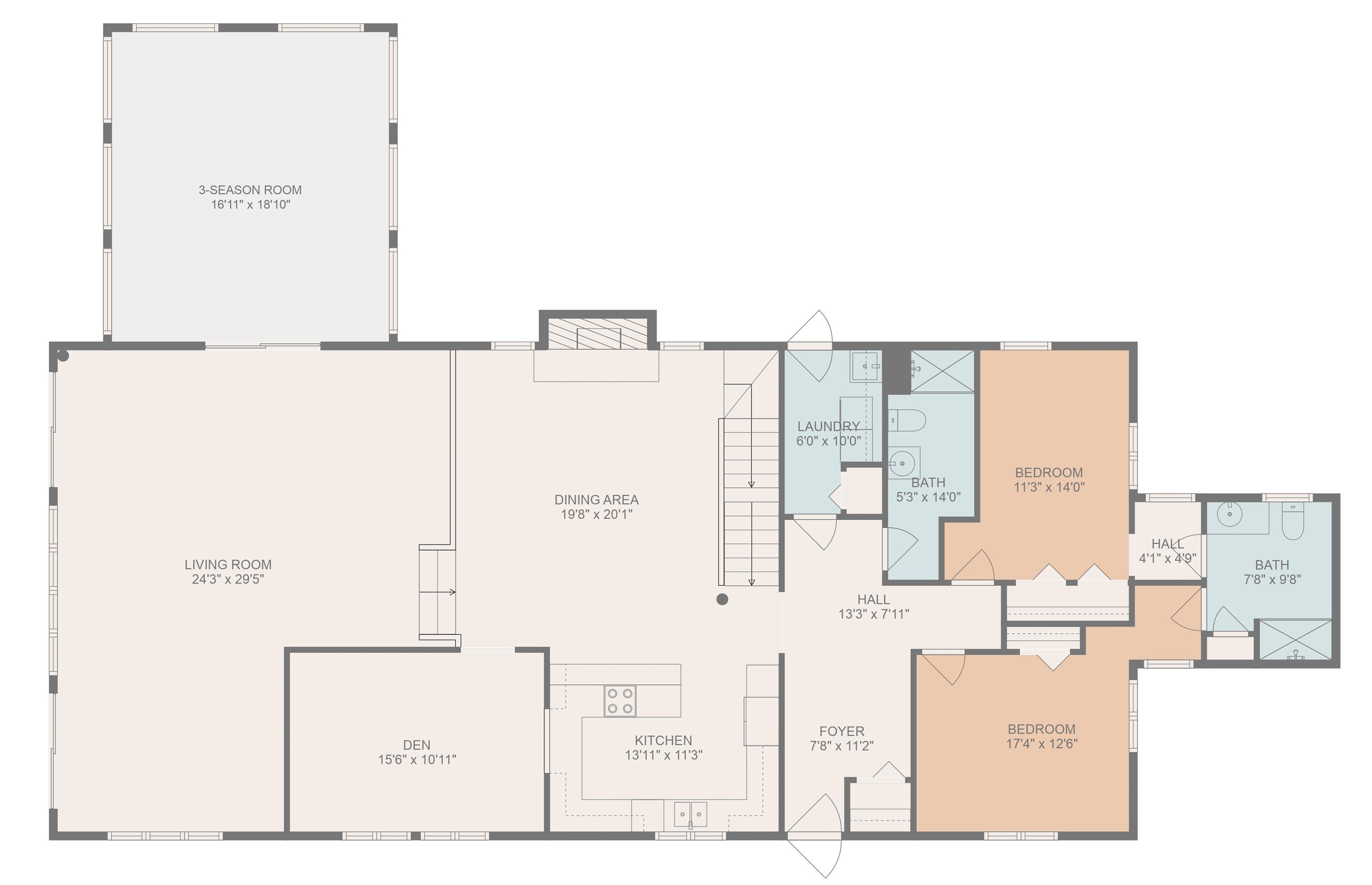 La Valle, Wisconsin, 53941, United States, 3 Bedrooms Bedrooms, ,4 BathroomsBathrooms,Residential,Active,1898021