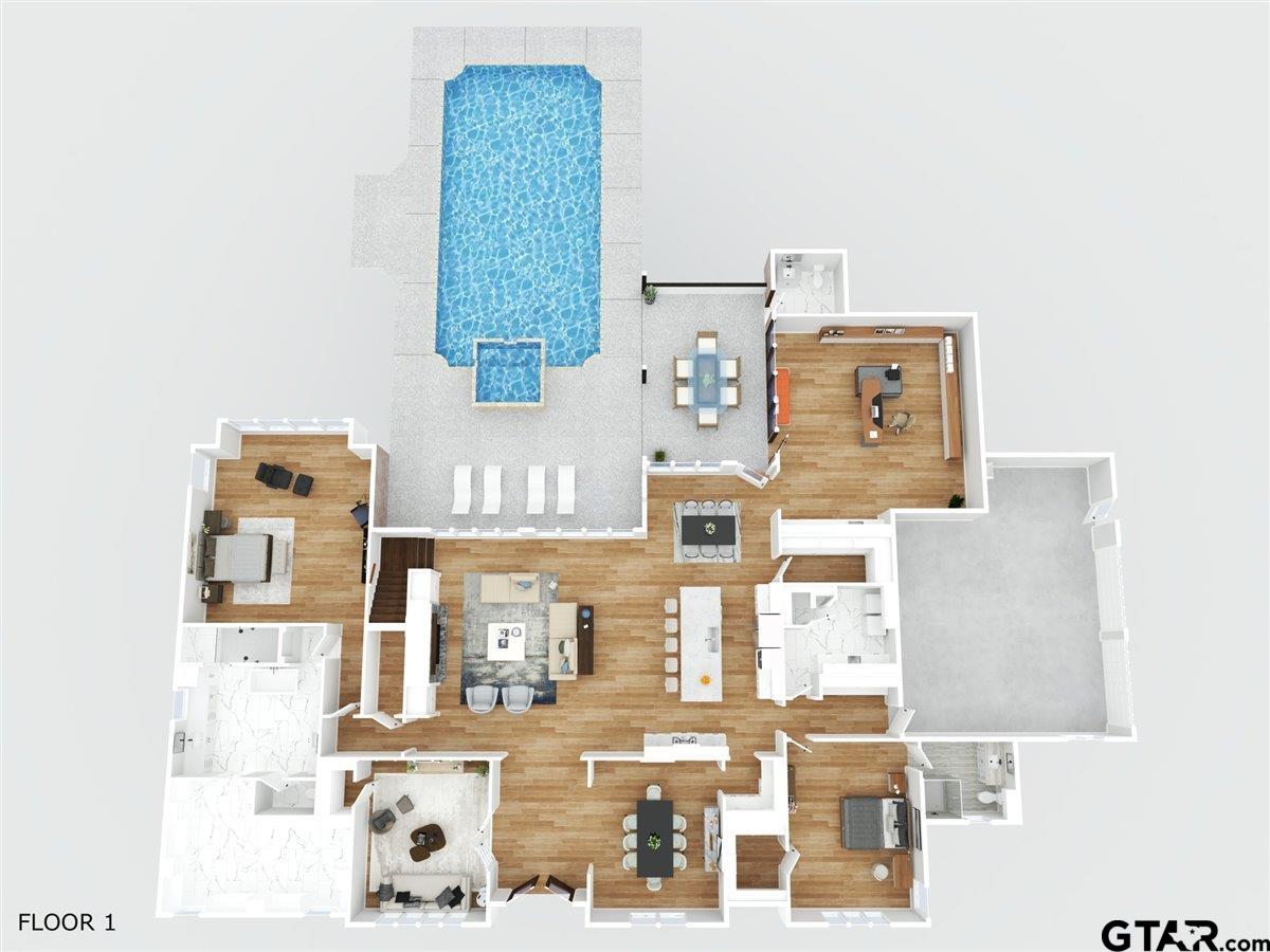Tyler, Texas, 75706, United States, 4 Bedrooms Bedrooms, ,5 BathroomsBathrooms,Residential,Active,1920259