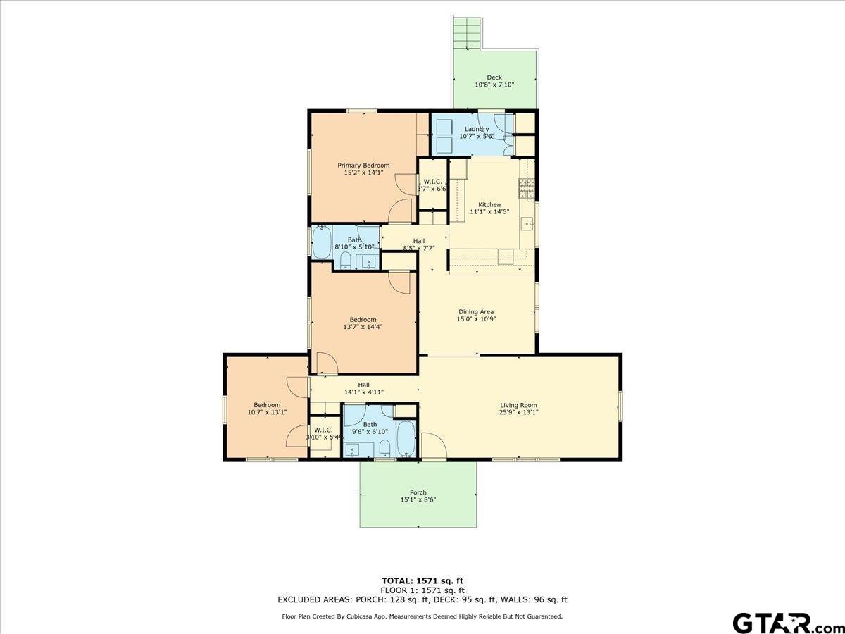 Tyler, Texas, 75706, United States, 3 Bedrooms Bedrooms, ,3 BathroomsBathrooms,Residential,Active,1944458