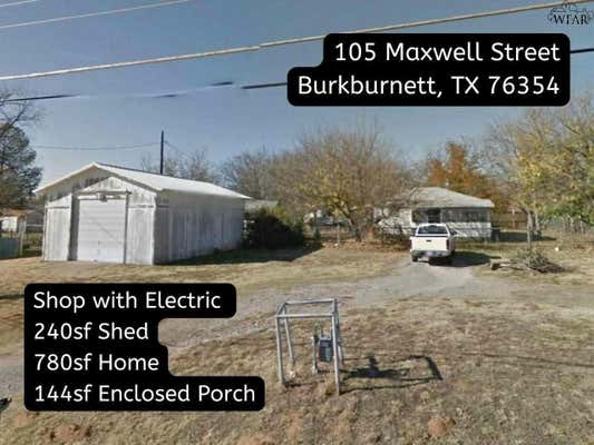 105 MAXWELL ST, BURKBURNETT, TX 76354 - Image 1