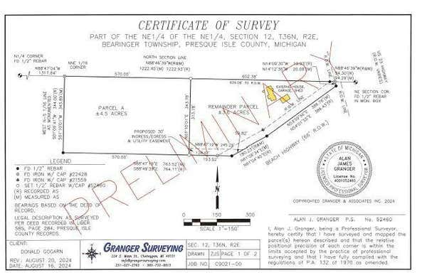 BEACH HWY 4.5 ACRES, OCQUEOC, MI 49759, photo 3 of 5