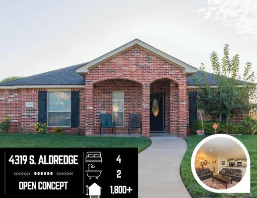 4319 S ALDREDGE ST, AMARILLO, TX 79118 - Image 1