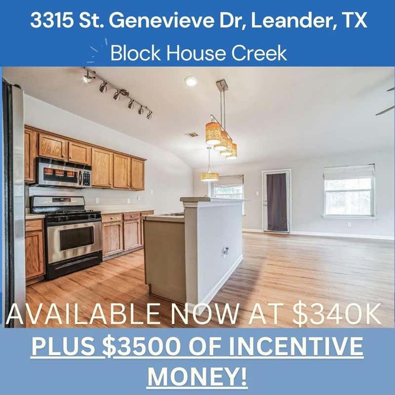 3315 SAINT GENEVIEVE DR, LEANDER, TX 78641, photo 1 of 31