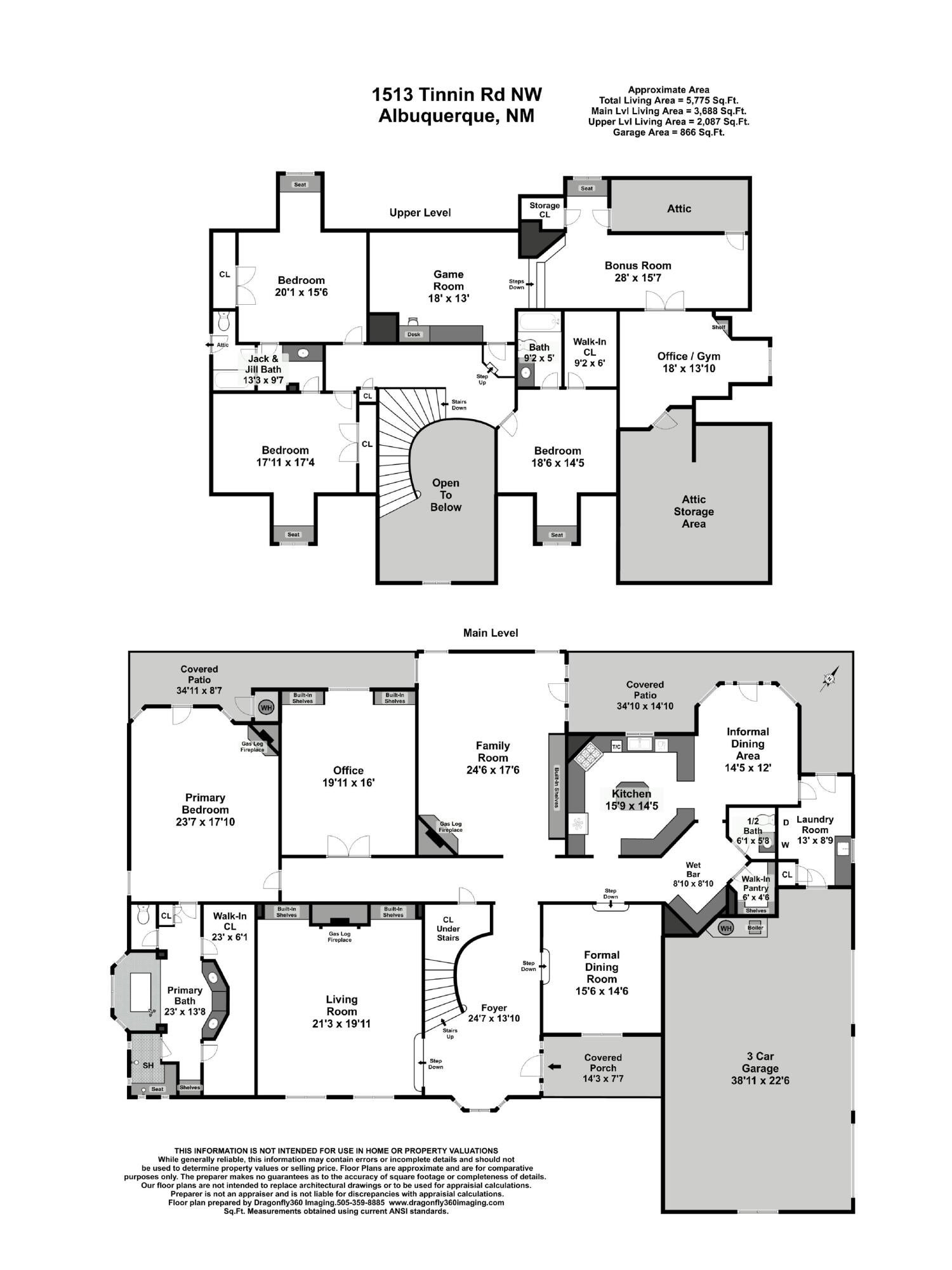 Los Ranchos, New Mexico, 87107, United States, 5 Bedrooms Bedrooms, ,5 BathroomsBathrooms,Residential,Active,1954307
