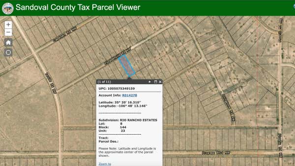 3 LOTS ELIZABETHVILLE ROAD NW, RIO RANCHO, NM 87124 - Image 1