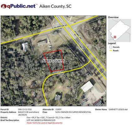 LOT 1 BAILEY CIRCLE, JACKSON, SC 29831 - Image 1