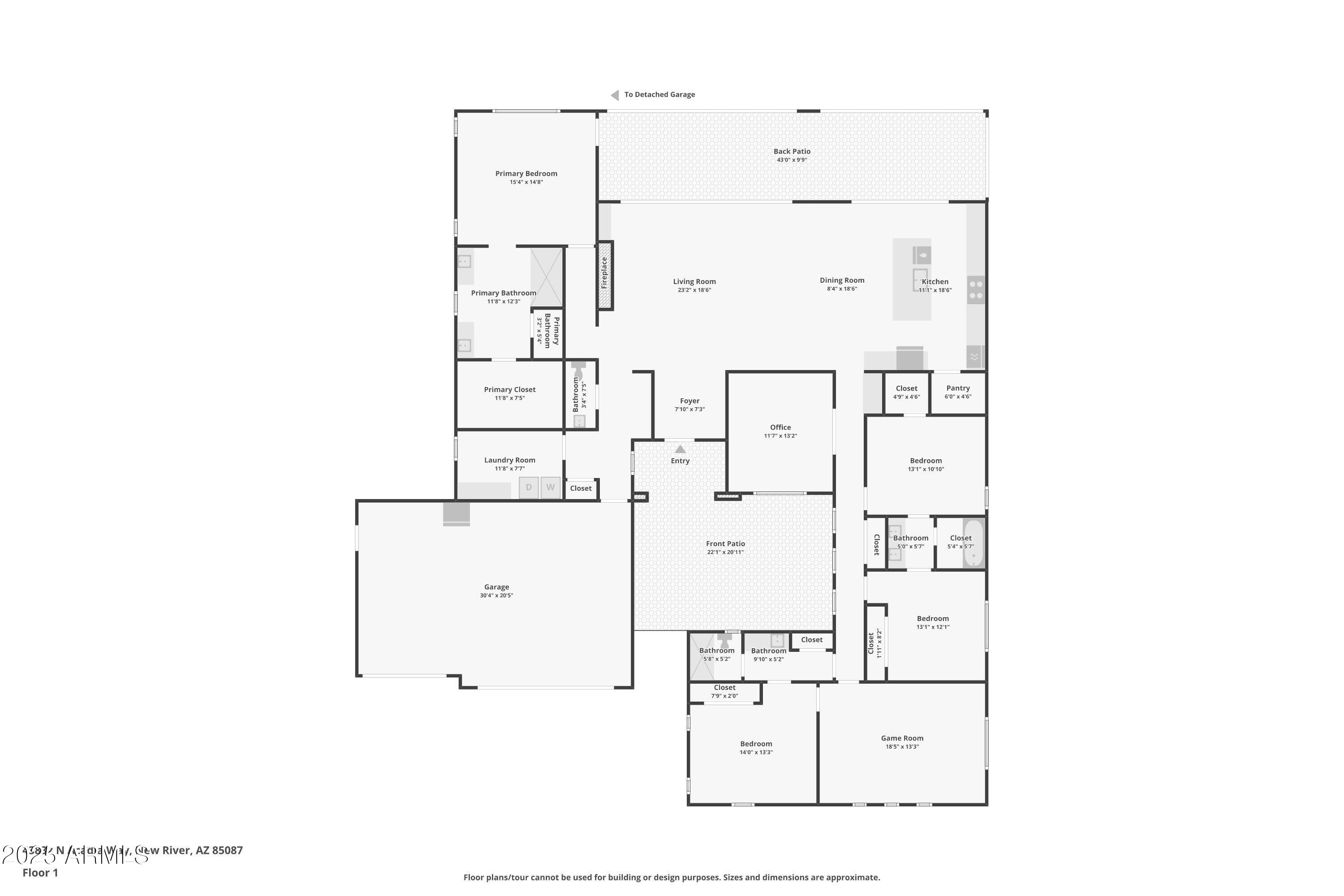 New River, Arizona, 85087, United States, 5 Bedrooms Bedrooms, ,4 BathroomsBathrooms,Residential,Active,1986912