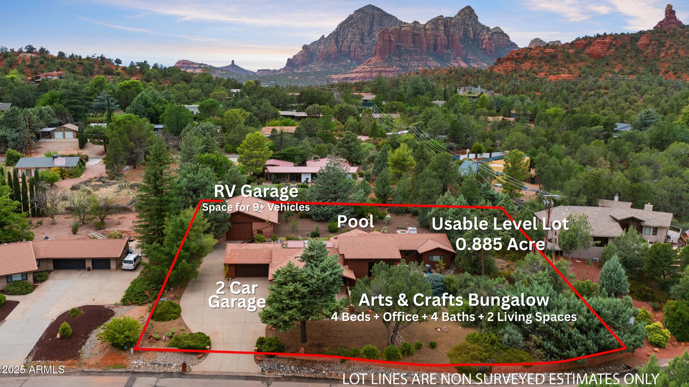 Sedona, Arizona, 86336, United States, 4 Bedrooms Bedrooms, ,4 BathroomsBathrooms,Residential,Active,1929401
