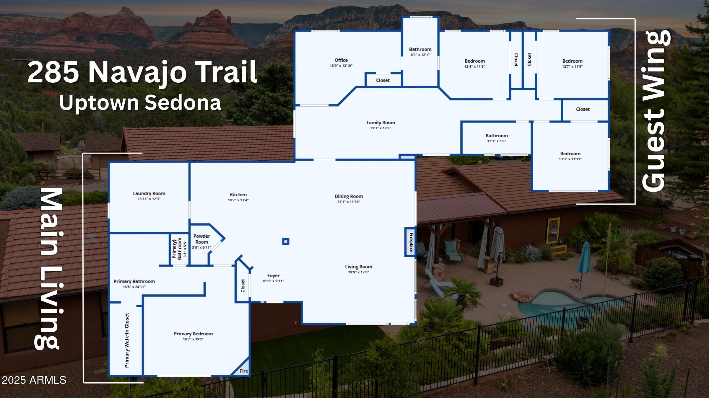 Sedona, Arizona, 86336, United States, 4 Bedrooms Bedrooms, ,4 BathroomsBathrooms,Residential,Active,1929401
