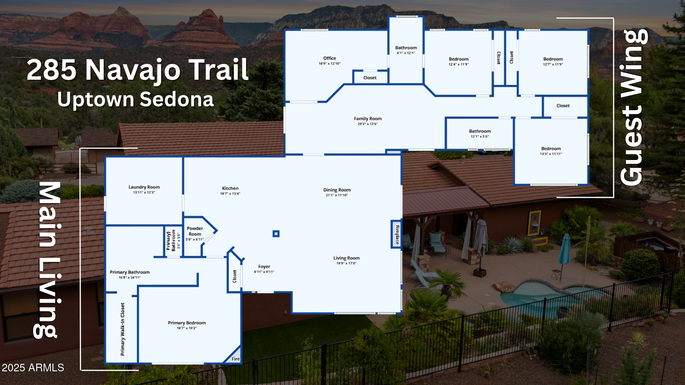 Sedona, Arizona, 86336, United States, 4 Bedrooms Bedrooms, ,4 BathroomsBathrooms,Residential,Active,1929401