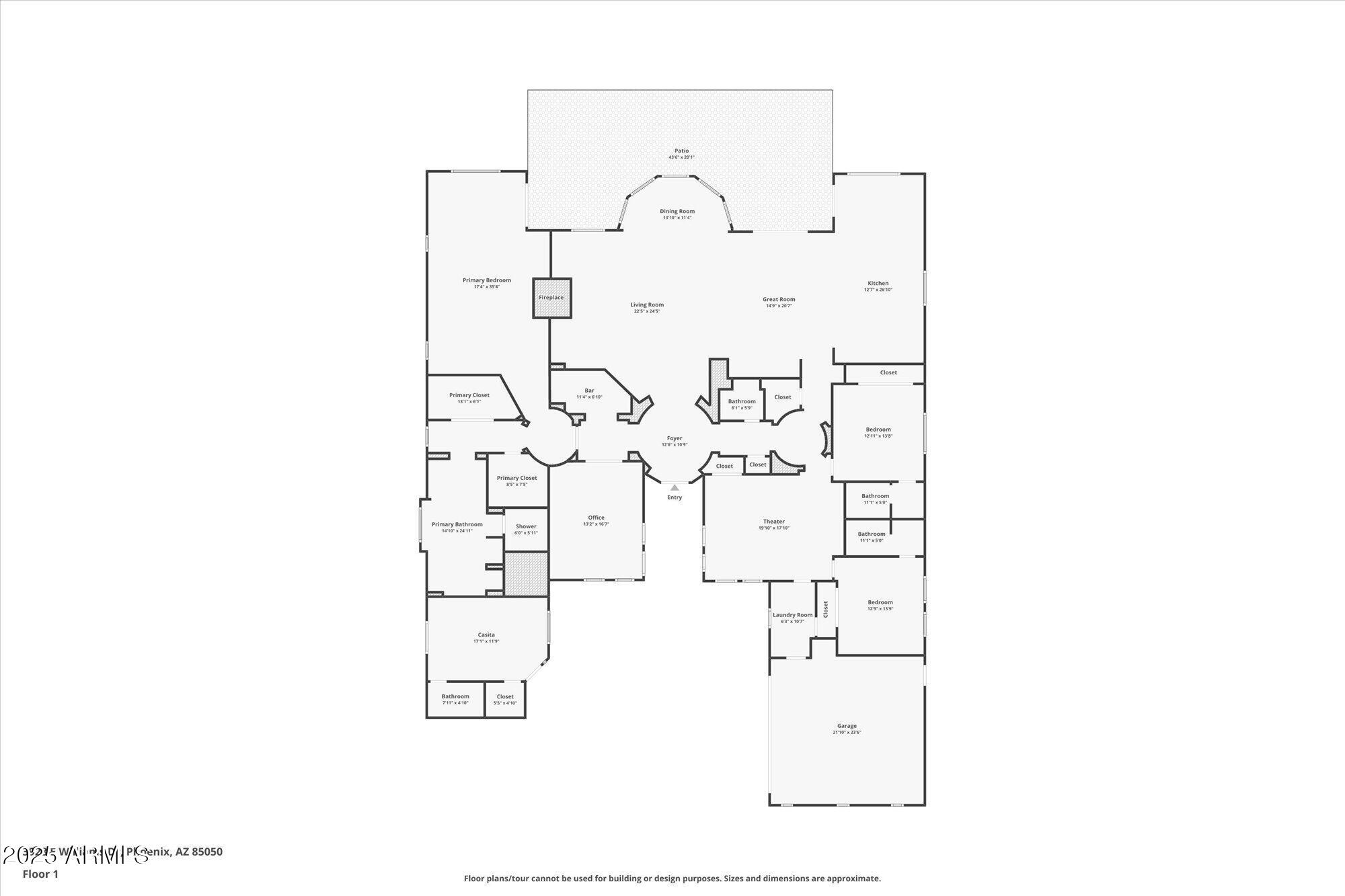 Phoenix, Arizona, 85050, United States, 4 Bedrooms Bedrooms, ,5 BathroomsBathrooms,Residential,Active,2001081