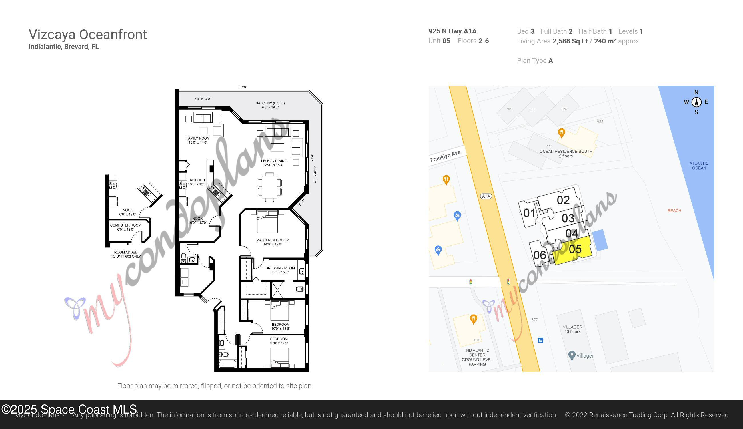 Indialantic, Florida, 32903, United States, 3 Bedrooms Bedrooms, ,3 BathroomsBathrooms,Residential,Active,2002352