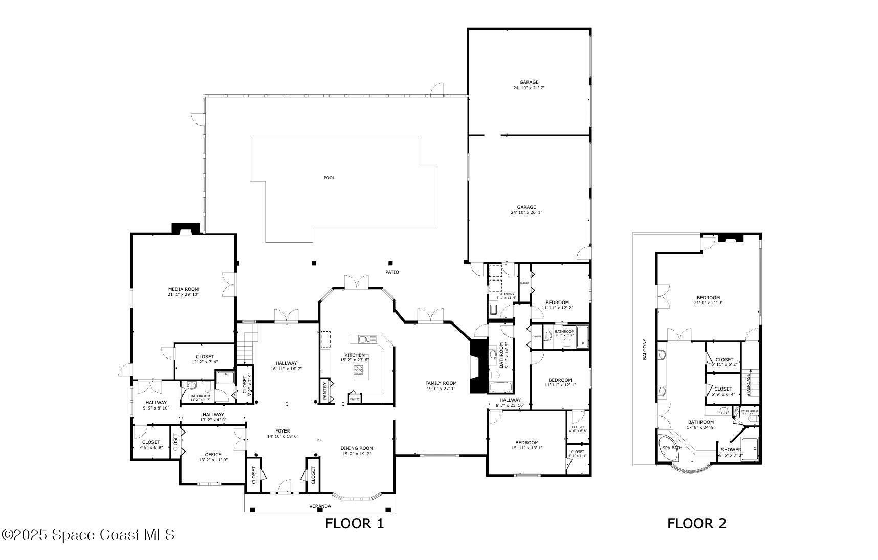 Merritt Island, Florida, 32952, United States, 5 Bedrooms Bedrooms, ,4 BathroomsBathrooms,Residential,Active,1909602