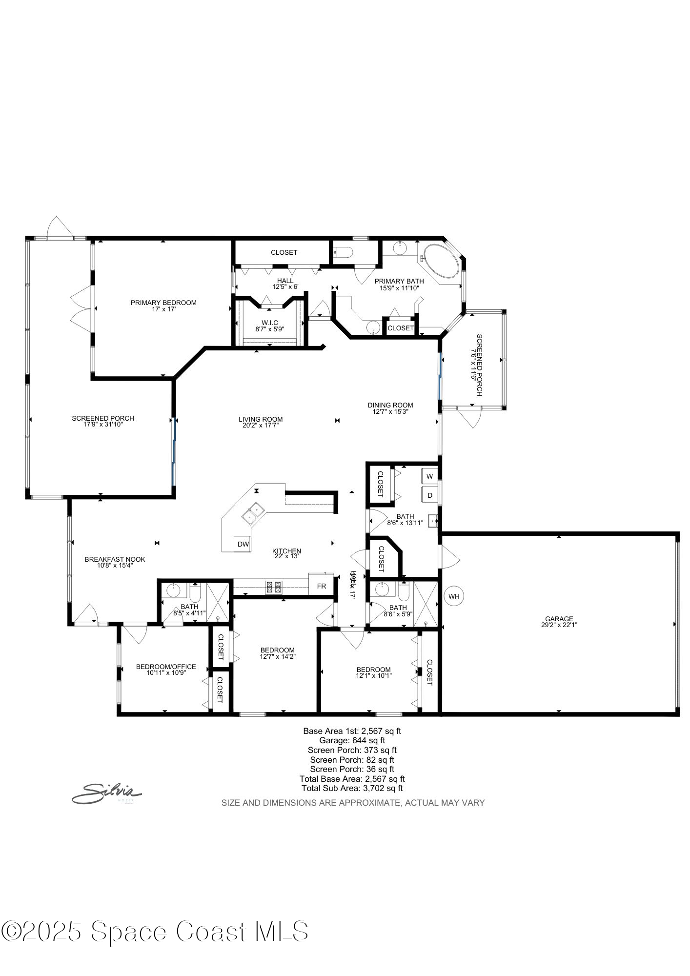 Rockledge, Florida, 32955, United States, 4 Bedrooms Bedrooms, ,3 BathroomsBathrooms,Residential,Contingent,2007057
