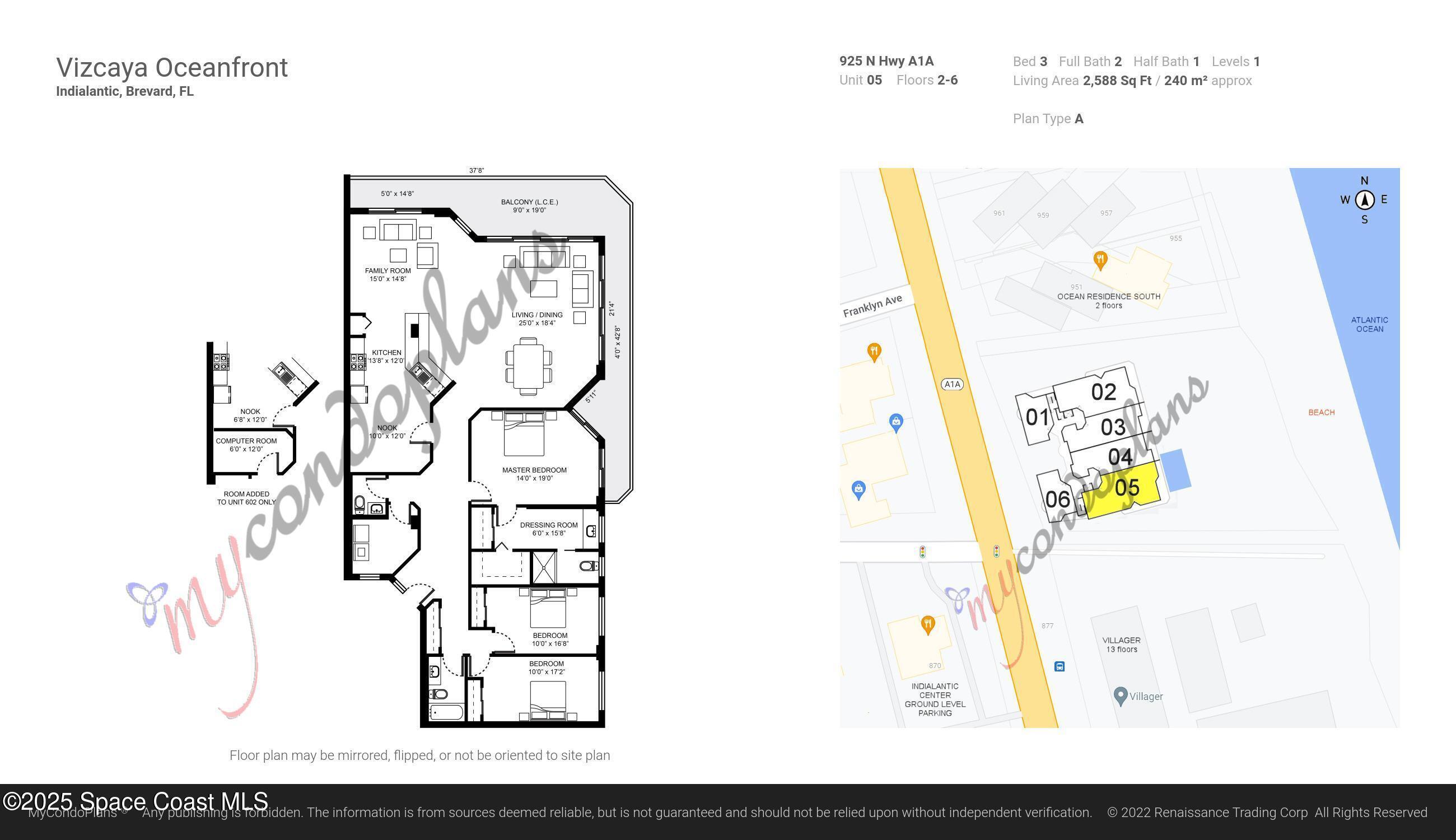 Indialantic, Florida, 32903, United States, 3 Bedrooms Bedrooms, ,3 BathroomsBathrooms,Residential,Active,2002352
