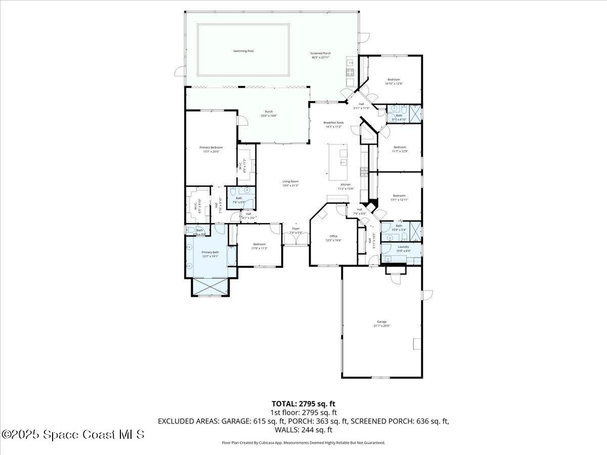 Melbourne, Florida, 32940, United States, 5 Bedrooms Bedrooms, ,4 BathroomsBathrooms,Residential,Active,2007130