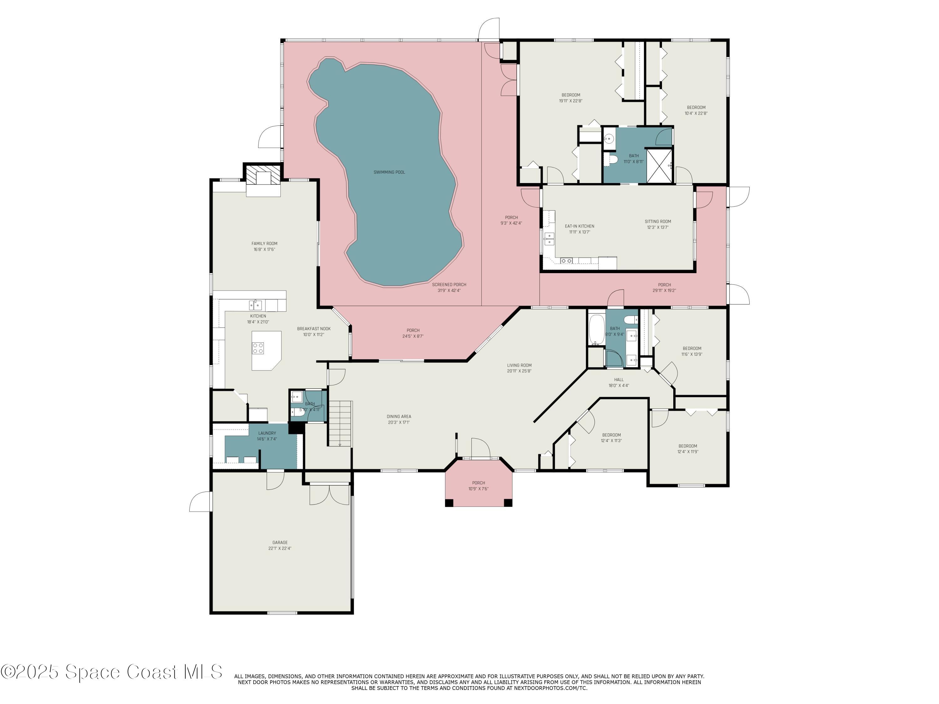 Titusville, Florida, 32780, United States, 6 Bedrooms Bedrooms, ,4 BathroomsBathrooms,Residential,Active,1790940