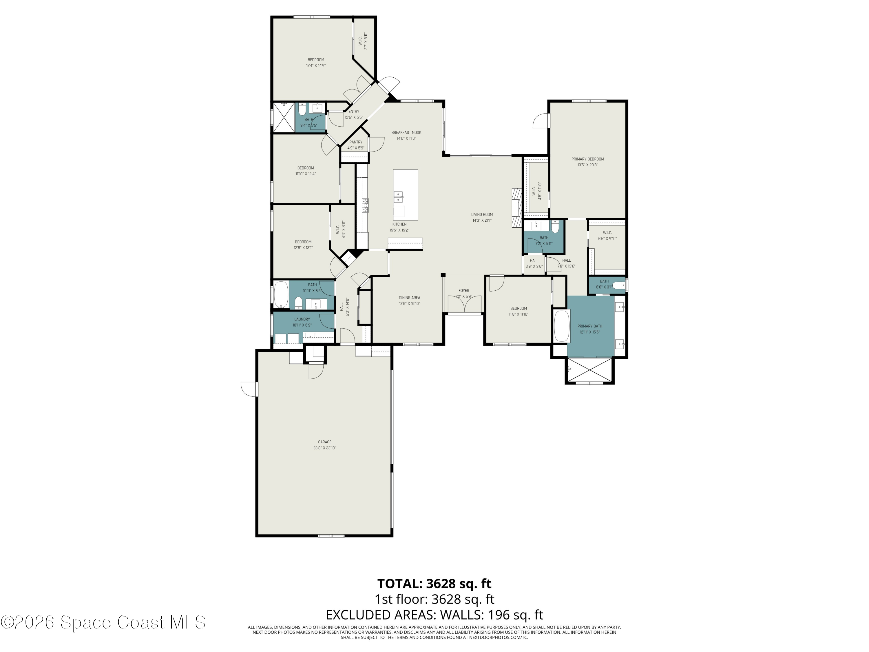 Melbourne, Florida, 32934, United States, 5 Bedrooms Bedrooms, ,4 BathroomsBathrooms,Residential,Active,2008286