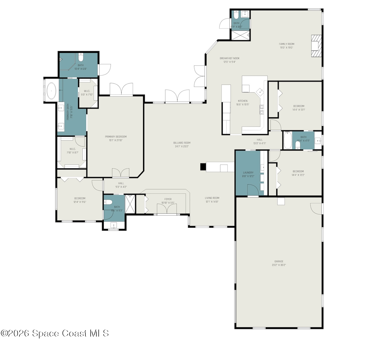 Merritt Island, Florida, 32952, United States, 4 Bedrooms Bedrooms, ,4 BathroomsBathrooms,Residential,Active,2007164