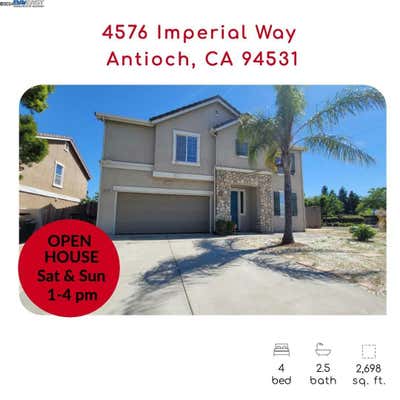 4576 IMPERIAL WAY, ANTIOCH, CA 94531 - Image 1