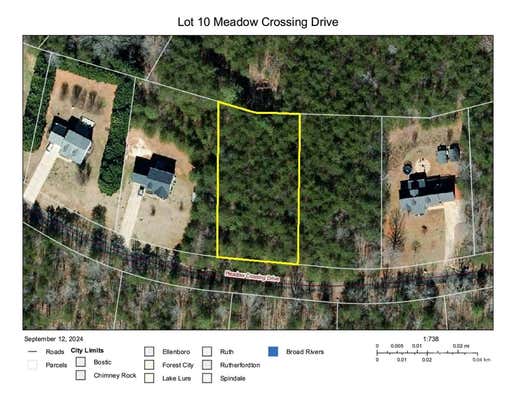 LOT 10 MEADOW CROSSING DRIVE, RUTHERFORDTON, NC 28139 - Image 1