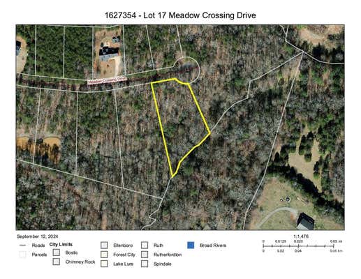 LOT 17 MEADOW CROSSING DRIVE, RUTHERFORDTON, NC 28139 - Image 1