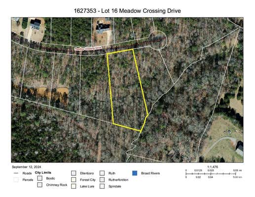 LOT 16 MEADOW CROSSING DRIVE, RUTHERFORDTON, NC 28139 - Image 1