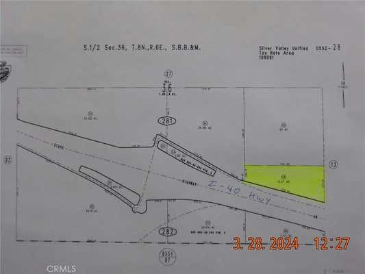 0 NATIONAL TRAILS HIGHWAY, UNINCORPORATED, CA 92338 - Image 1