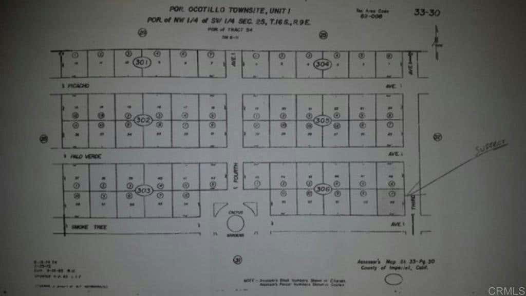 LOT 49 3RD AVE & SMOKETREE AVE, OCOTILLO, CA 92259, photo 1