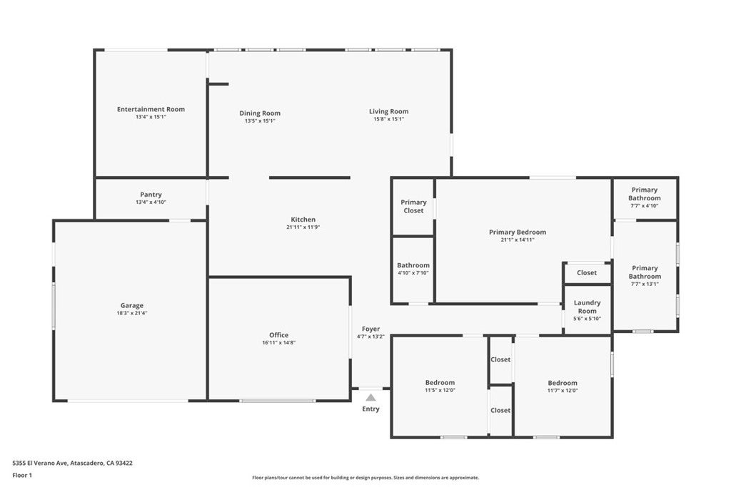 Atascadero, California, 93422, United States, 4 Bedrooms Bedrooms, ,2 BathroomsBathrooms,Residential,Active,1913985