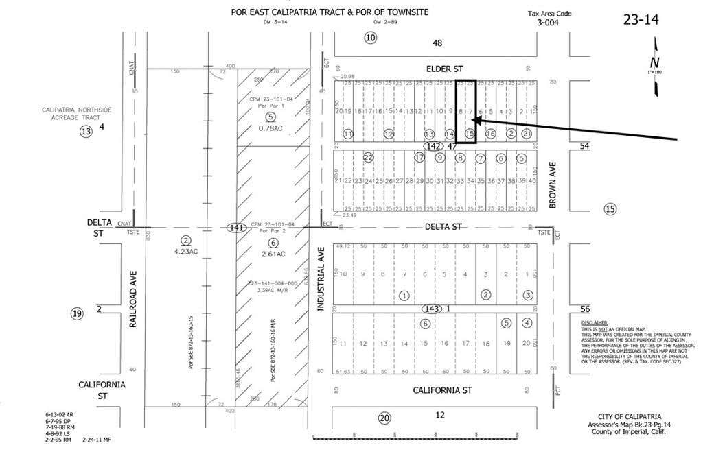 0 LOT 7&8 ELDER STREET, CALIPATRIA, CA 92233, photo 1