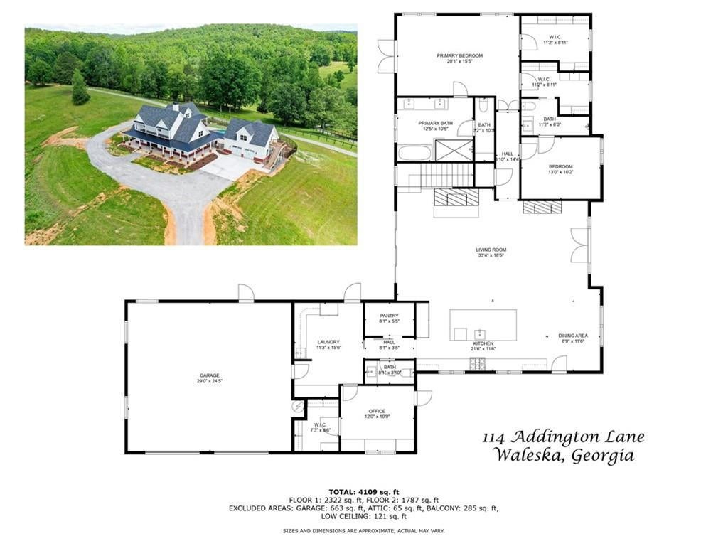 Waleska, Georgia, 30183, United States, ,5 BathroomsBathrooms,Residential,Active,1704235